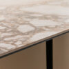 Marble dining table surface by LEOPARD Furniture, showcasing high-end Canadian design elegance.
