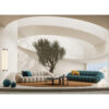 Luxurious modern sofas in a serene living room with sleek lighting, designed by LEOPARD Furniture, Canada.