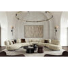 Chic sectional sofa and modern decor in an elegant, high-end living room by LEOPARD Furniture, Canada.