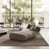 Luxurious modular sofa in a modern minimalist living room by LEOPARD Furniture, showcasing Canadian interior design elegance.