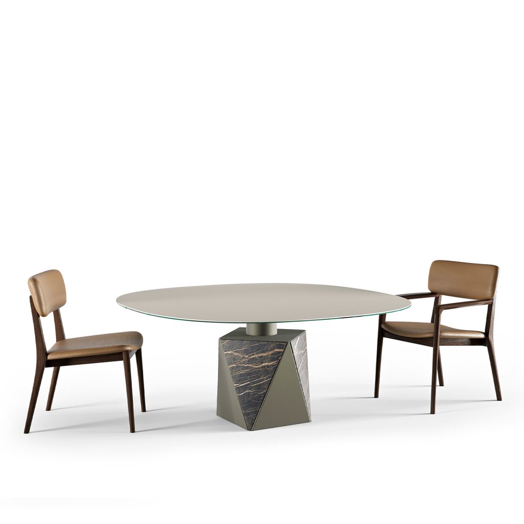 Luxury Pentagon Low Dining Table by LEOPARD Furniture - Pentagon Designed Room Ly Dining Cottage