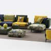 luxury colorful sectional modular sofa