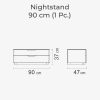 Tulsa Black Nightstand - Image 10