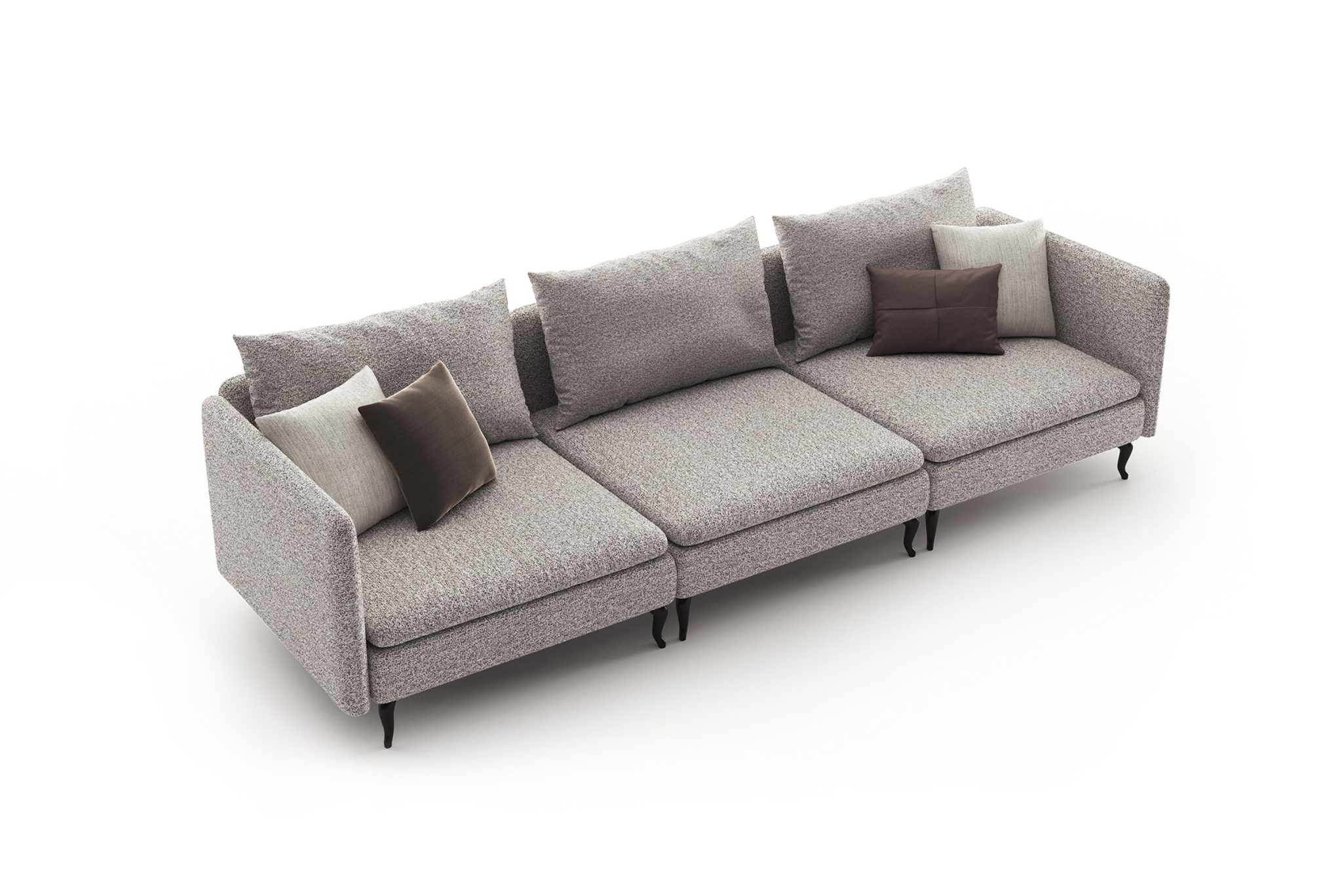 Slim-Lined Sectional Sofa – Fox Modular Sofa | LEOPARD Furniture