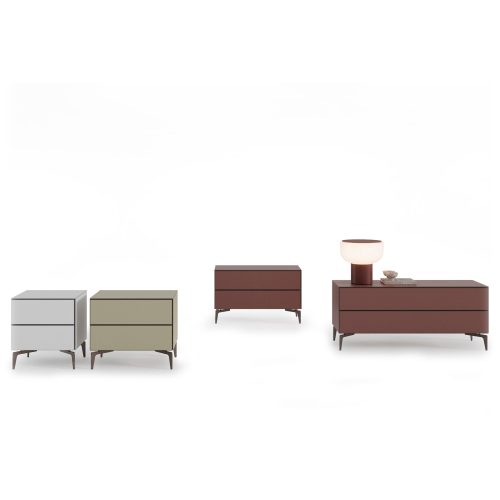 Modern luxury sideboards in neutral tones on white background by LEOPARD Furniture Canada. Perfect for contemporary interiors.